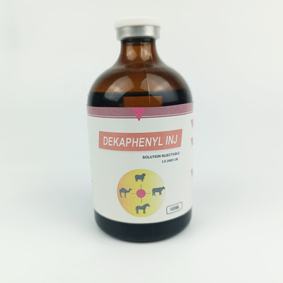 Solução injetável injetável veterinária das drogas Dexamethasone+Phenylbutazone 18% para o animal, 100ml